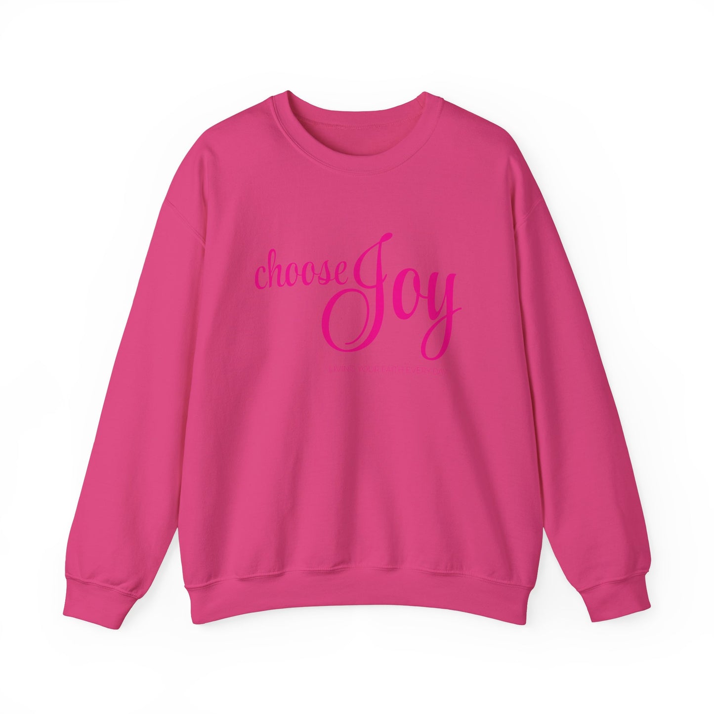 "Choose Joy" Unisex Crewneck Sweatshirt - Inspirational Everyday Wear