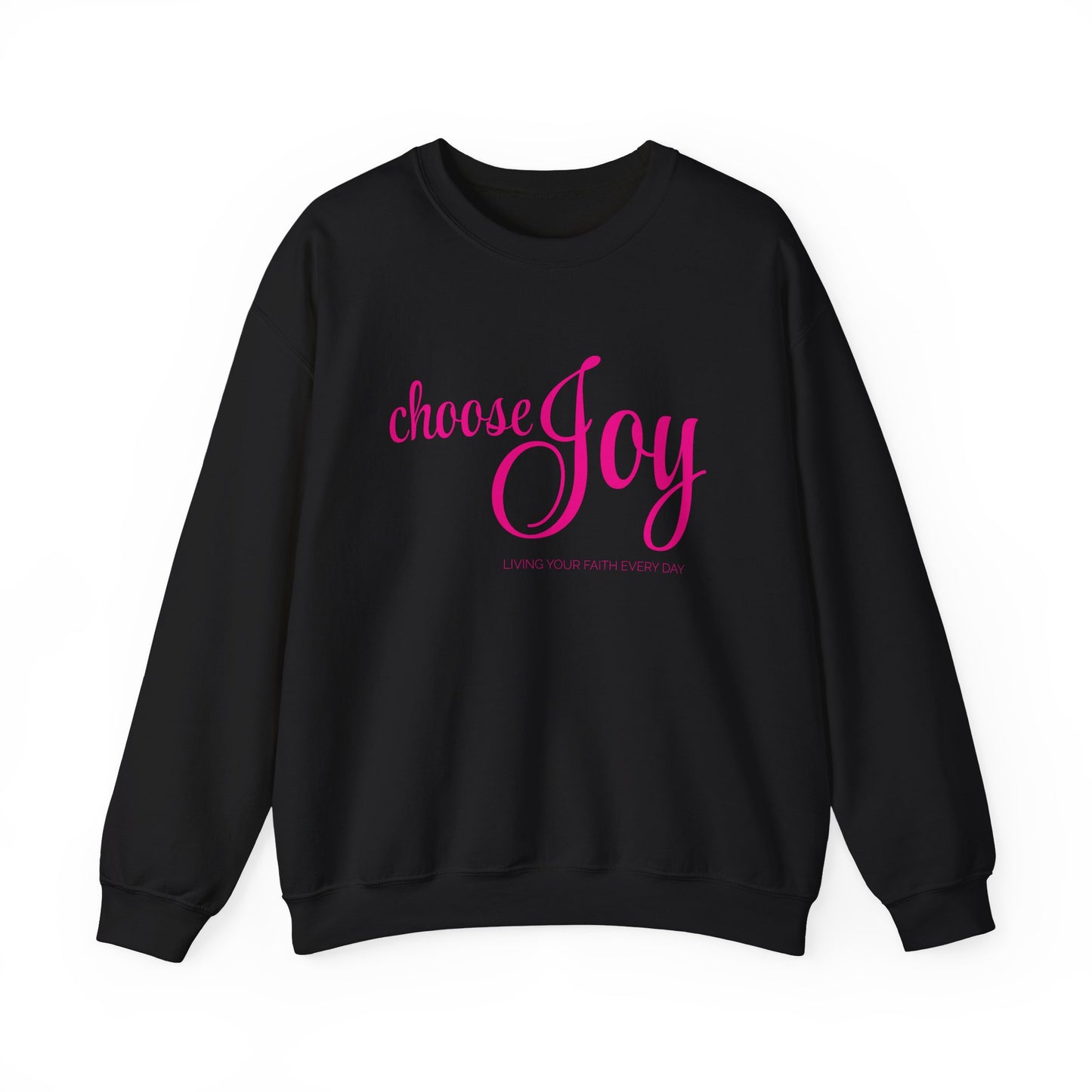 "Choose Joy" Unisex Crewneck Sweatshirt - Inspirational Everyday Wear