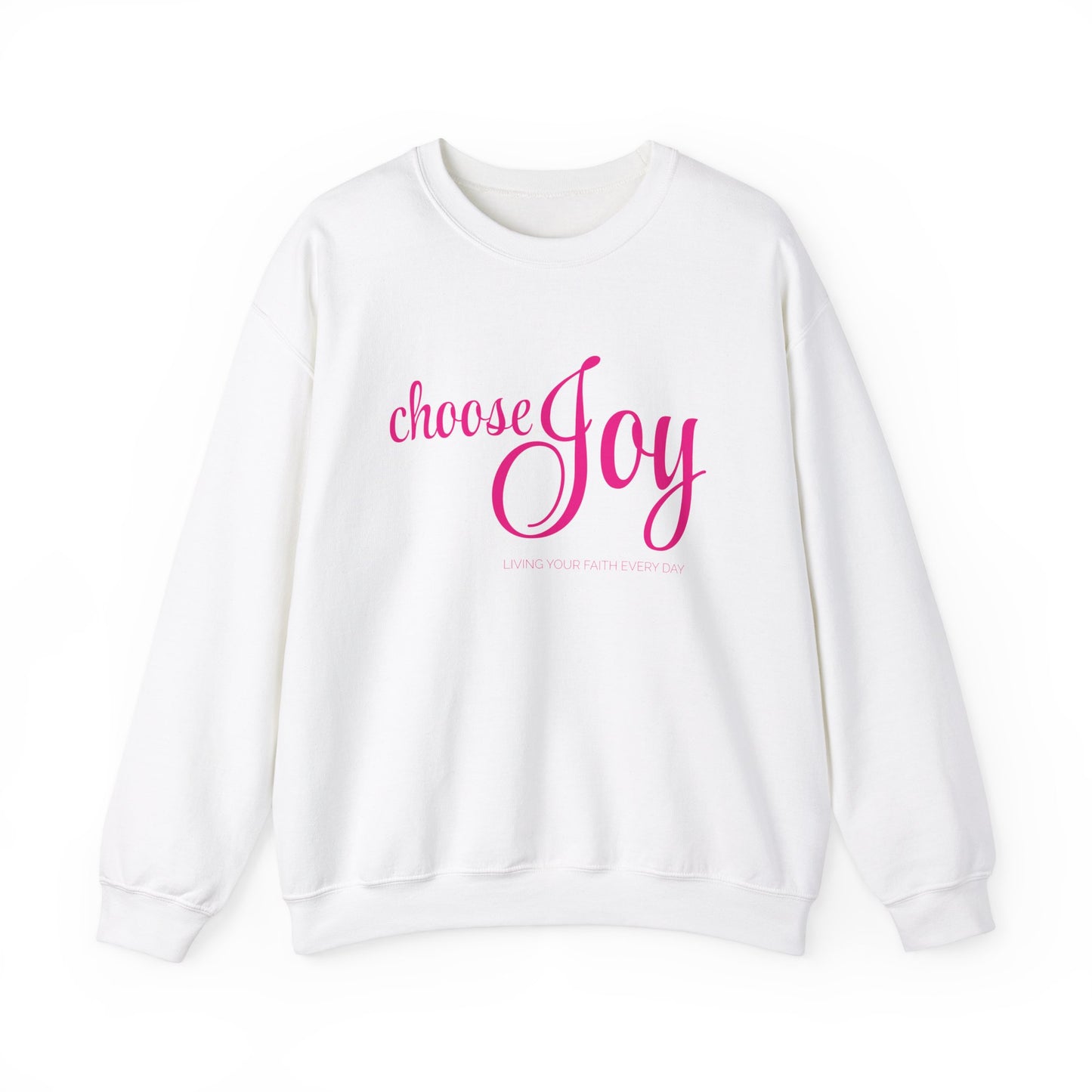 "Choose Joy" Unisex Crewneck Sweatshirt - Inspirational Everyday Wear
