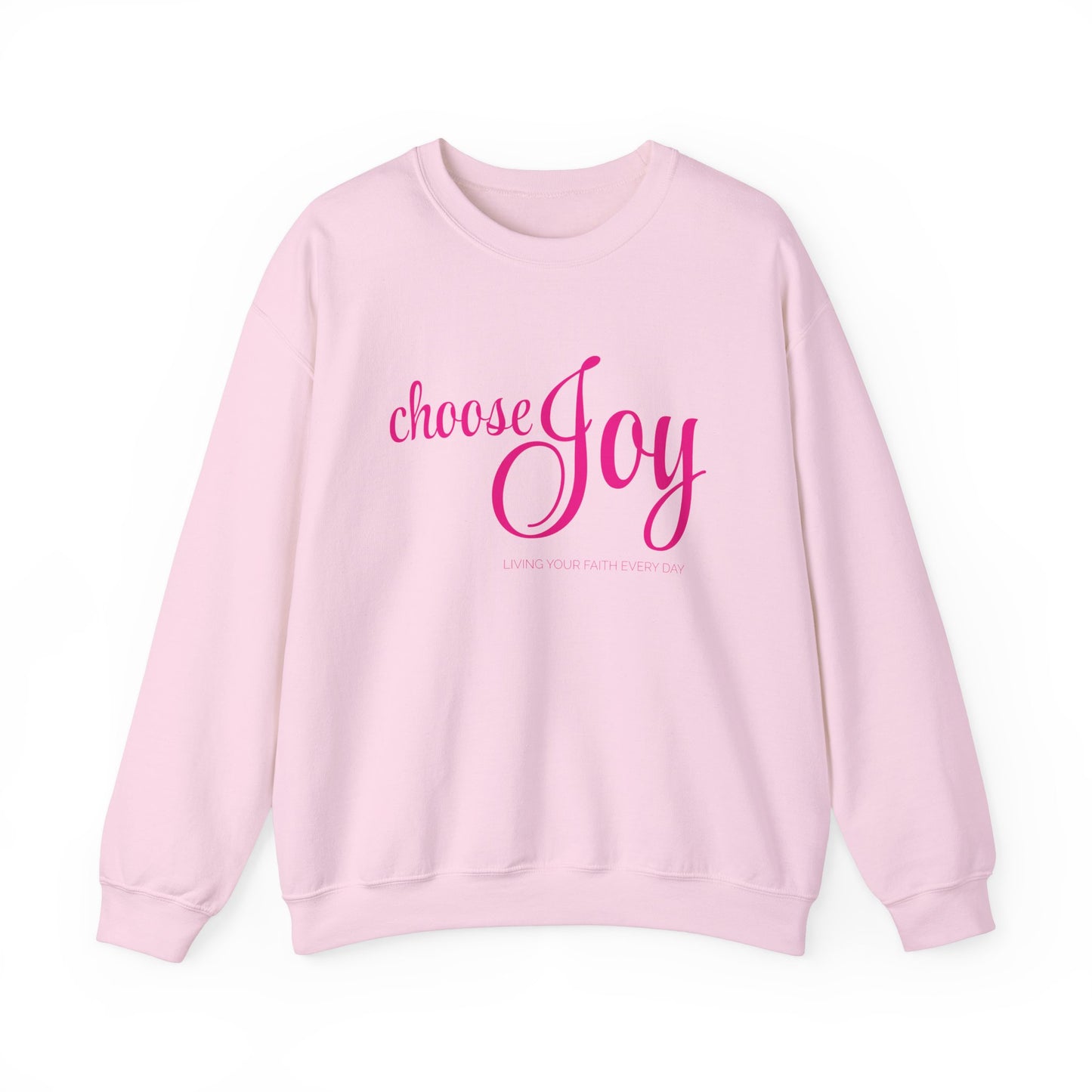"Choose Joy" Unisex Crewneck Sweatshirt - Inspirational Everyday Wear