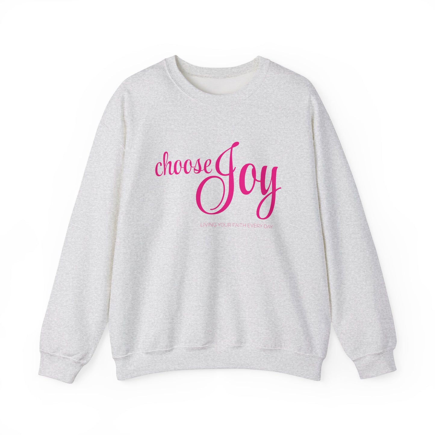 "Choose Joy" Unisex Crewneck Sweatshirt - Inspirational Everyday Wear