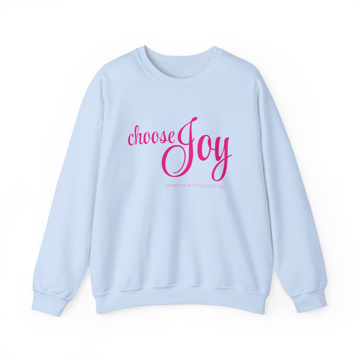 "Choose Joy" Unisex Crewneck Sweatshirt - Inspirational Everyday Wear