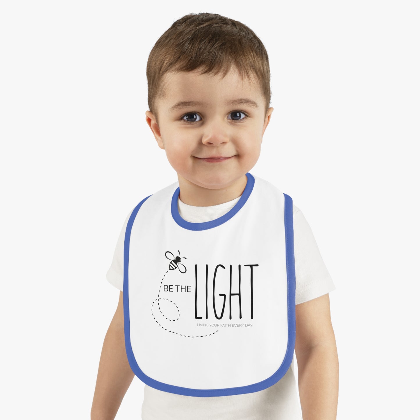 Be the Light | Inspirational Jersey Bib for Newborns