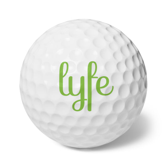 LYFE | Inspirational Golf Balls - Set of 6