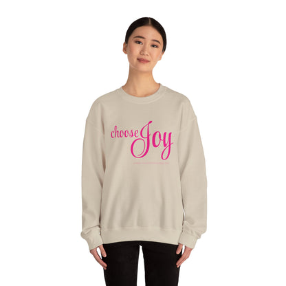 "Choose Joy" Unisex Crewneck Sweatshirt - Inspirational Everyday Wear
