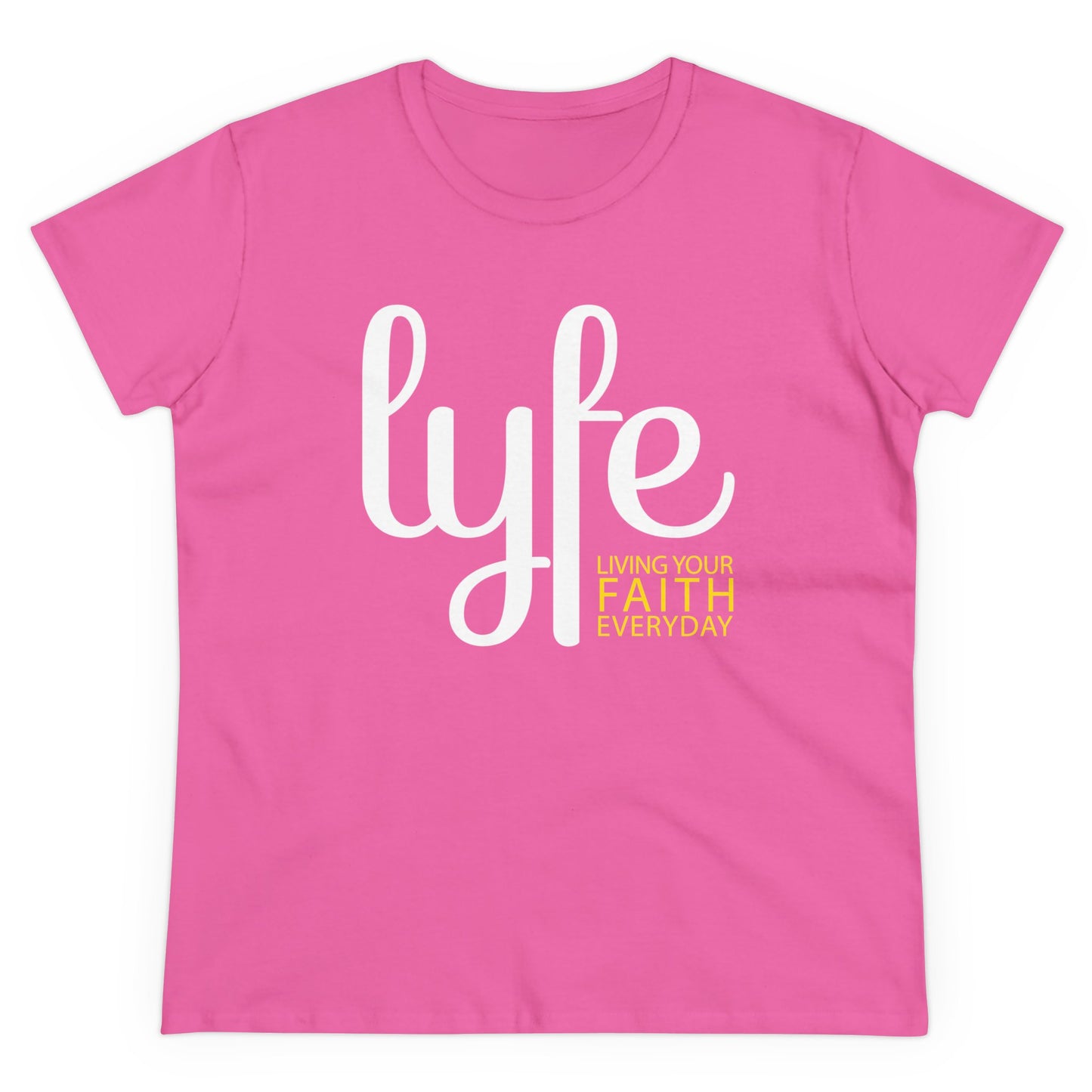 LYFE: Living Your Faith Everyday | Women's Midweight Cotton Short Sleeve Tee