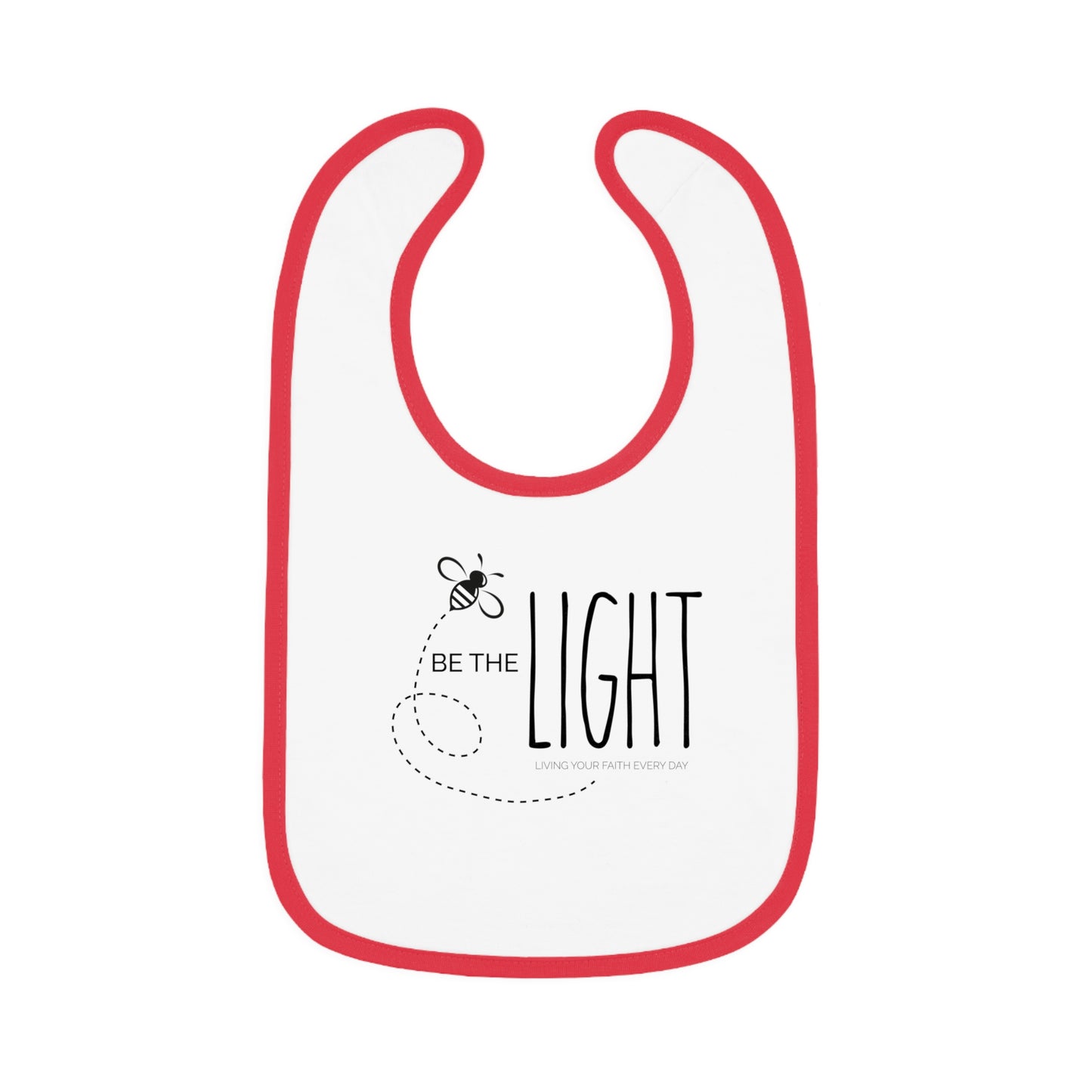 Be the Light | Inspirational Jersey Bib for Newborns