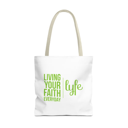 Living Your Faith Everyday | Reusable Eco-Friendly Shopper Tote
