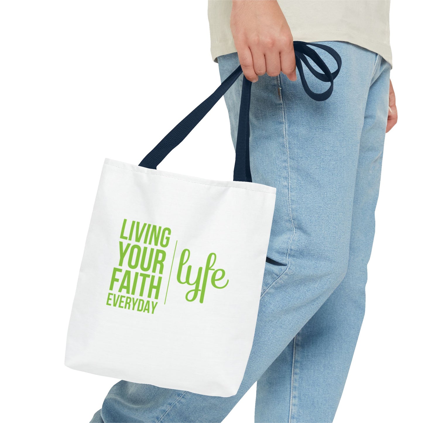 Living Your Faith Everyday | Reusable Eco-Friendly Shopper Tote