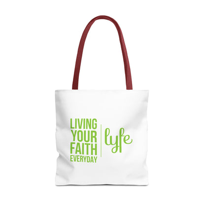 Living Your Faith Everyday | Reusable Eco-Friendly Shopper Tote