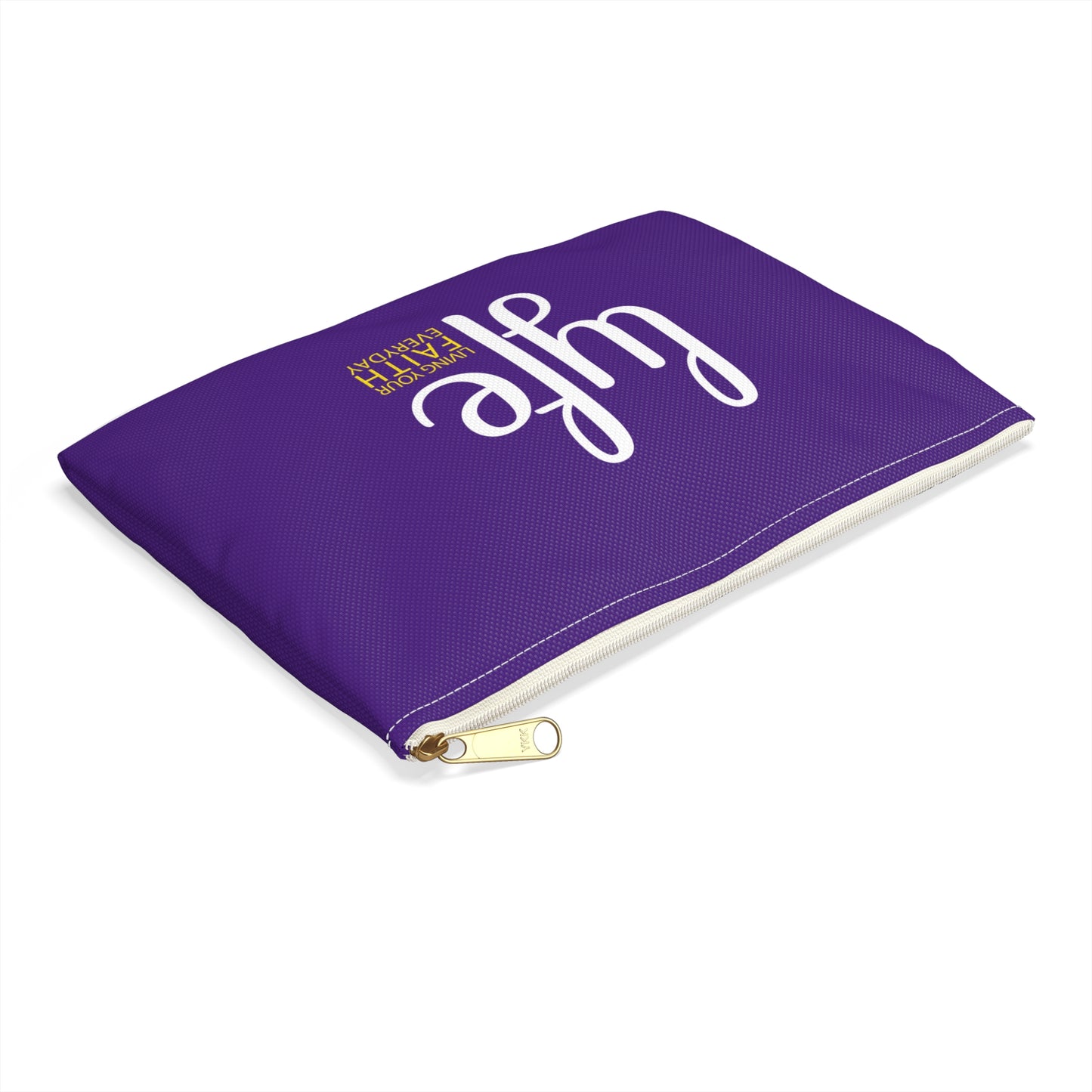"LYFE: Living Your Faith Everyday" | Inspirational Accessory Pouch