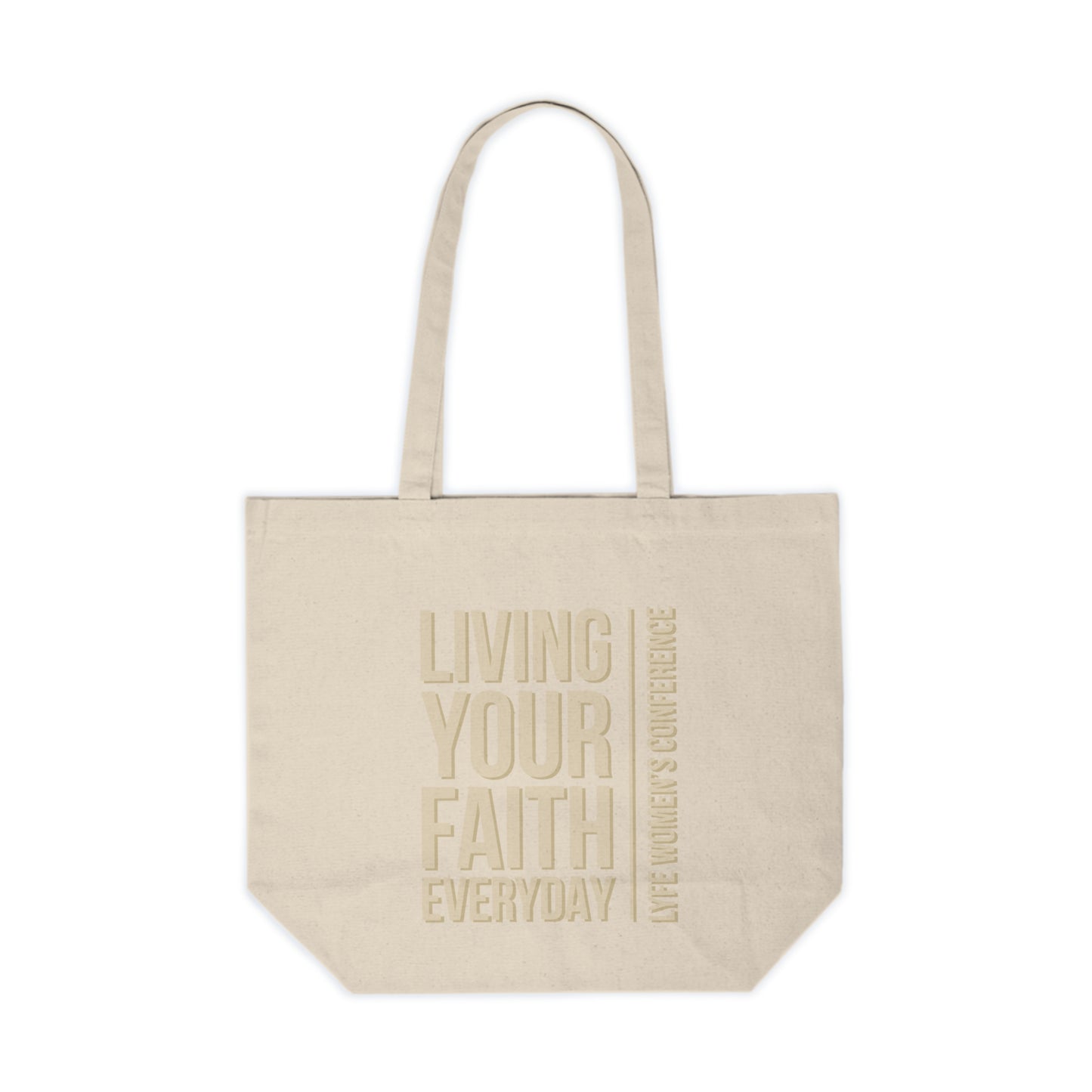 Living Your Faith | Canvas Shopping Tote