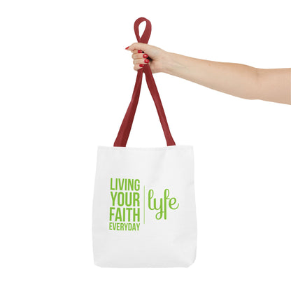 Living Your Faith Everyday | Reusable Eco-Friendly Shopper Tote