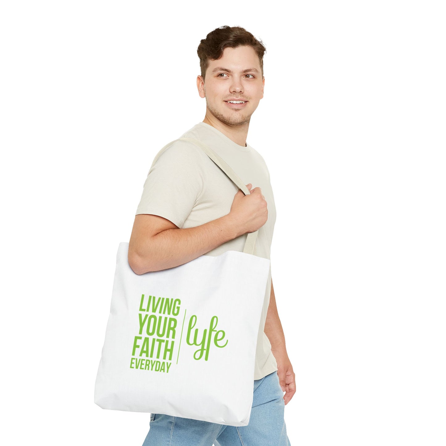 Living Your Faith Everyday | Reusable Eco-Friendly Shopper Tote