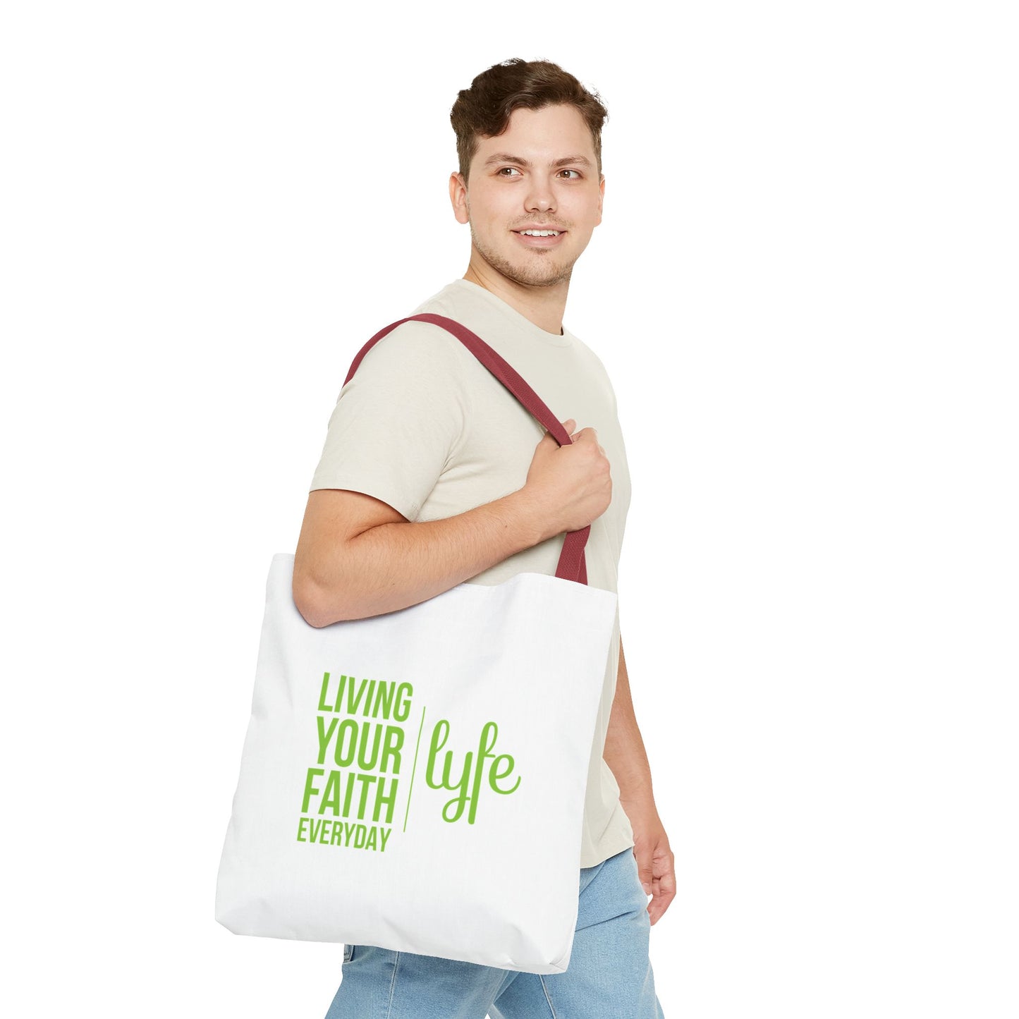 Living Your Faith Everyday | Reusable Eco-Friendly Shopper Tote