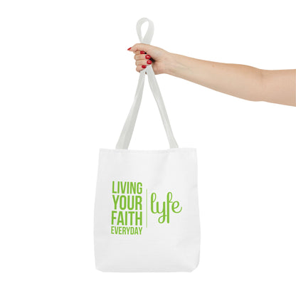 Living Your Faith Everyday | Reusable Eco-Friendly Shopper Tote