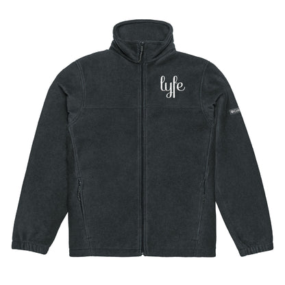 "LYFE" Embroidered Unisex Columbia Fleece Jacket