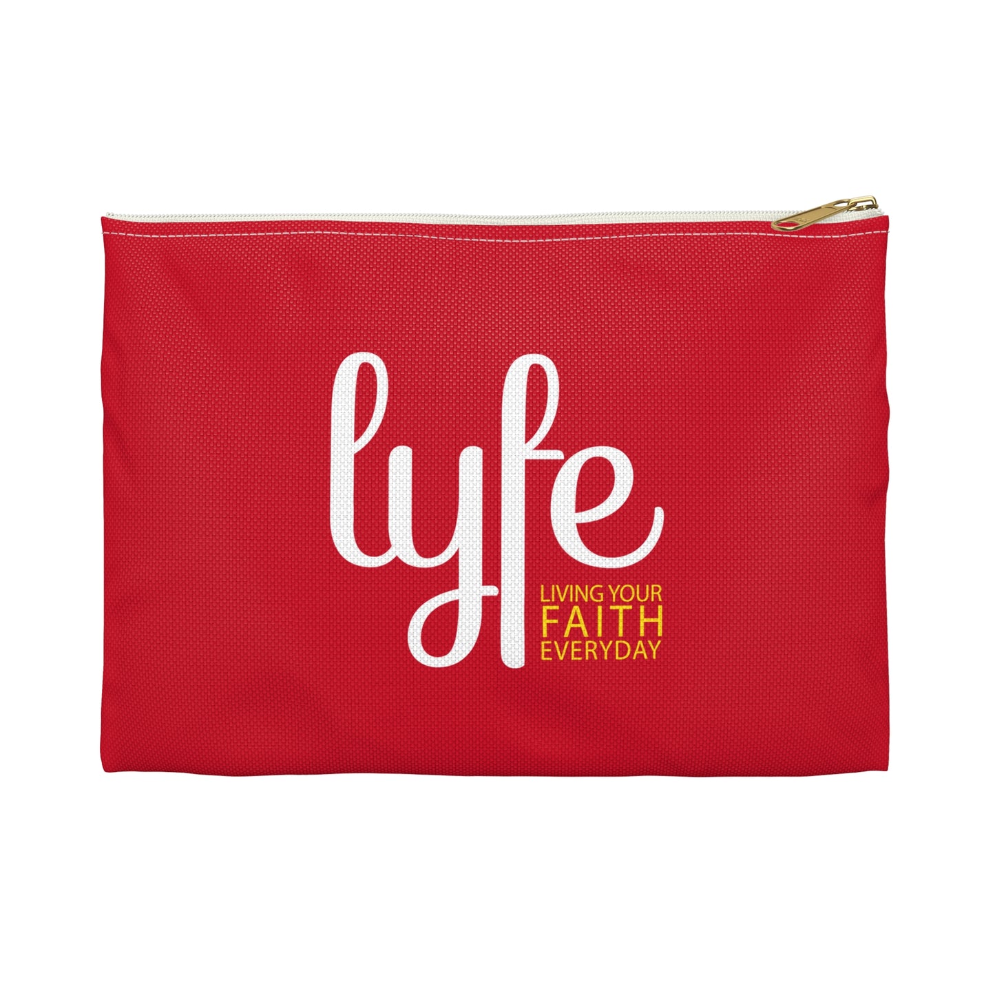 " LYFE: Living Your Faith Everyday" | Inspirational Accessory Pouch