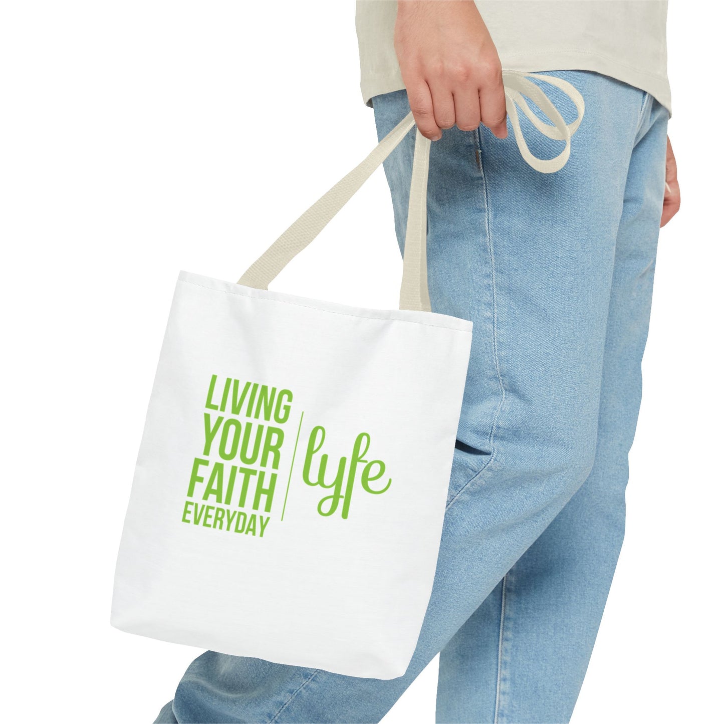 Living Your Faith Everyday | Reusable Eco-Friendly Shopper Tote