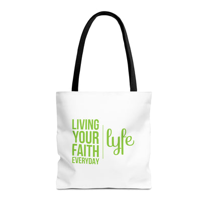 Living Your Faith Everyday | Reusable Eco-Friendly Shopper Tote