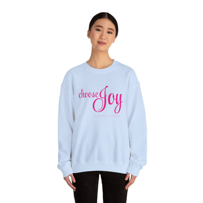 "Choose Joy" Unisex Crewneck Sweatshirt - Inspirational Everyday Wear