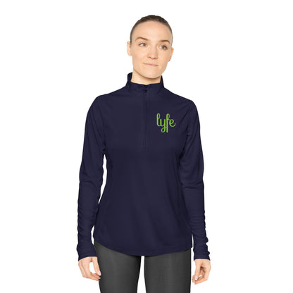 LYFE | Ladies Quarter-Zip Activewear Pullover