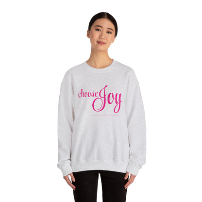 "Choose Joy" Unisex Crewneck Sweatshirt - Inspirational Everyday Wear