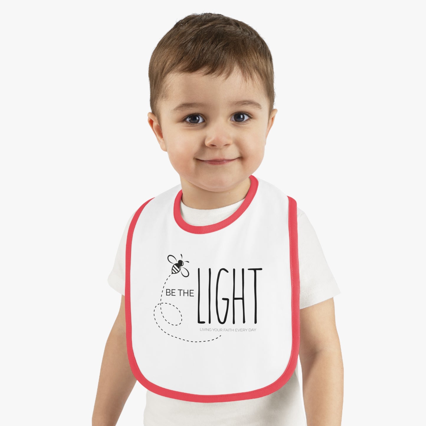 Be the Light | Inspirational Jersey Bib for Newborns