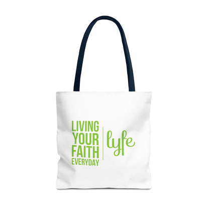 Living Your Faith Everyday | Reusable Eco-Friendly Shopper Tote