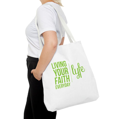 Living Your Faith Everyday | Reusable Eco-Friendly Shopper Tote