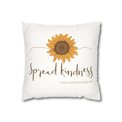 Spread Kindness | Faux Suede Square Pillowcase