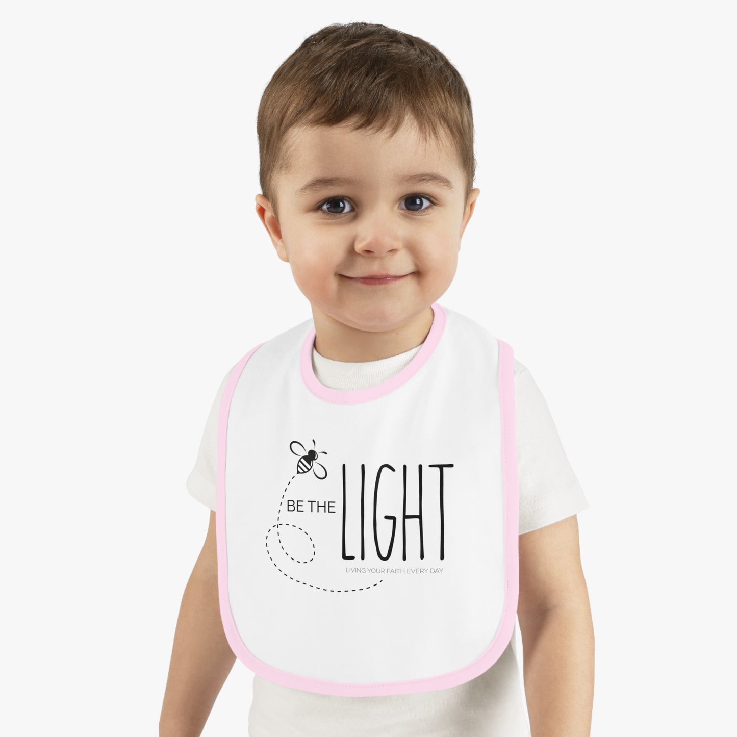 Be the Light | Inspirational Jersey Bib for Newborns