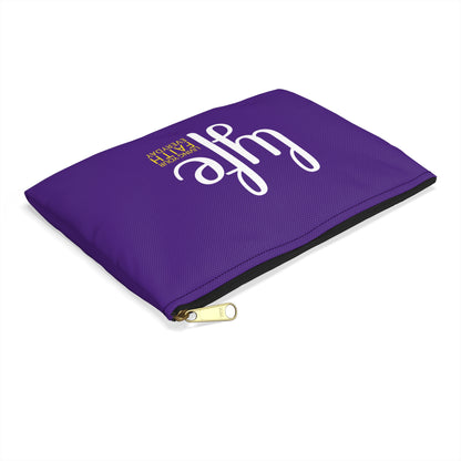 "LYFE: Living Your Faith Everyday" | Inspirational Accessory Pouch