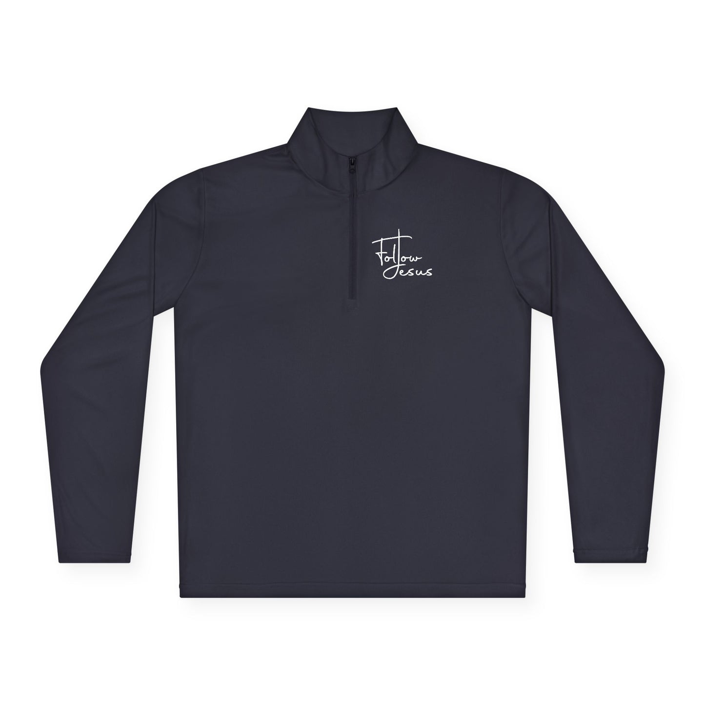 "Follow Jesus" | Unisex Quarter-Zip Pullover