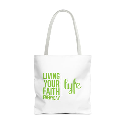 Living Your Faith Everyday | Reusable Eco-Friendly Shopper Tote
