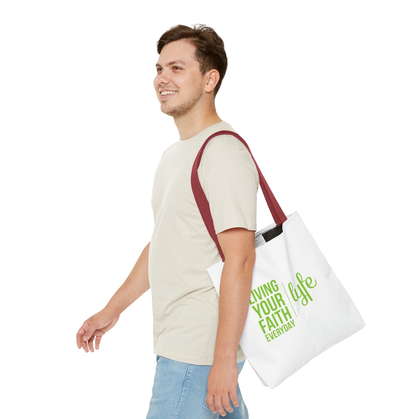 Living Your Faith Everyday | Reusable Eco-Friendly Shopper Tote