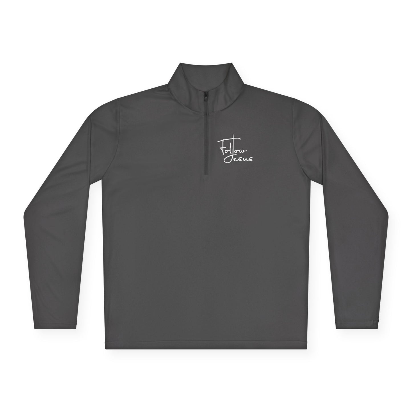 "Follow Jesus" | Unisex Quarter-Zip Pullover