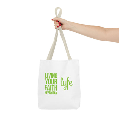 Living Your Faith Everyday | Reusable Eco-Friendly Shopper Tote