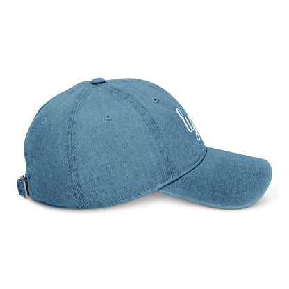 Embroidered Casual Denim Hat - 'Lyfe'