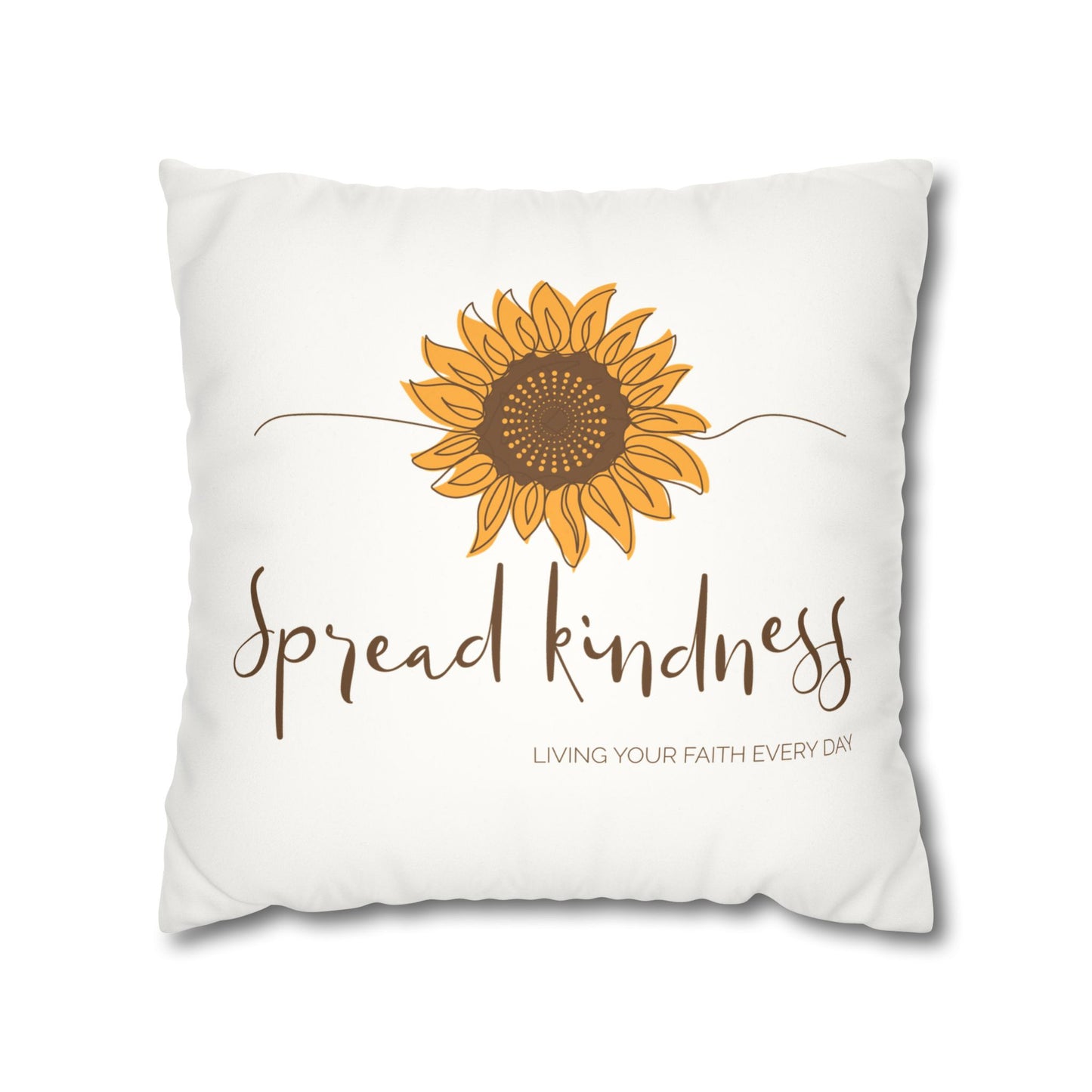 Spread Kindness | Faux Suede Square Pillowcase
