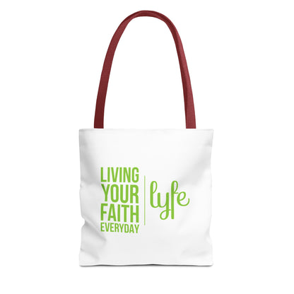Living Your Faith Everyday | Reusable Eco-Friendly Shopper Tote