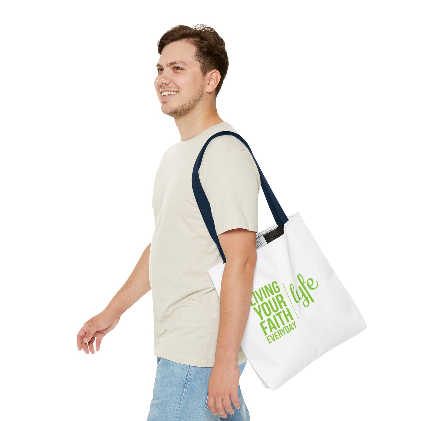 Living Your Faith Everyday | Reusable Eco-Friendly Shopper Tote