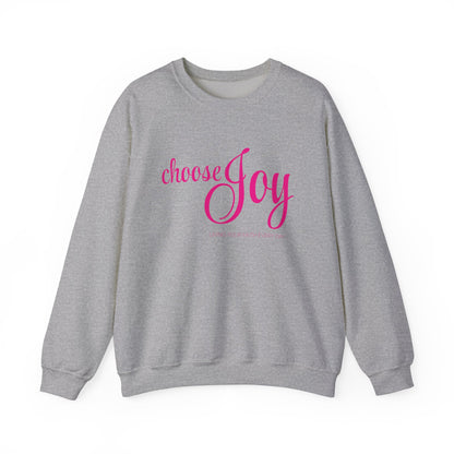 "Choose Joy" Unisex Crewneck Sweatshirt - Inspirational Everyday Wear