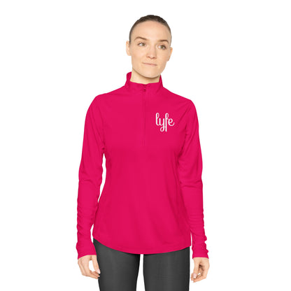 LYFE | Ladies Quarter-Zip Activewear Pullover