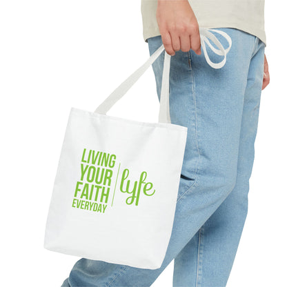 Living Your Faith Everyday | Reusable Eco-Friendly Shopper Tote