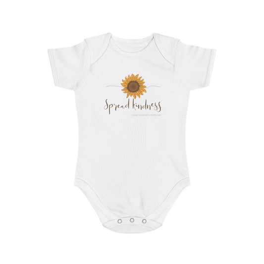 Spread Kindness | Short Sleeve Baby Bodysuit