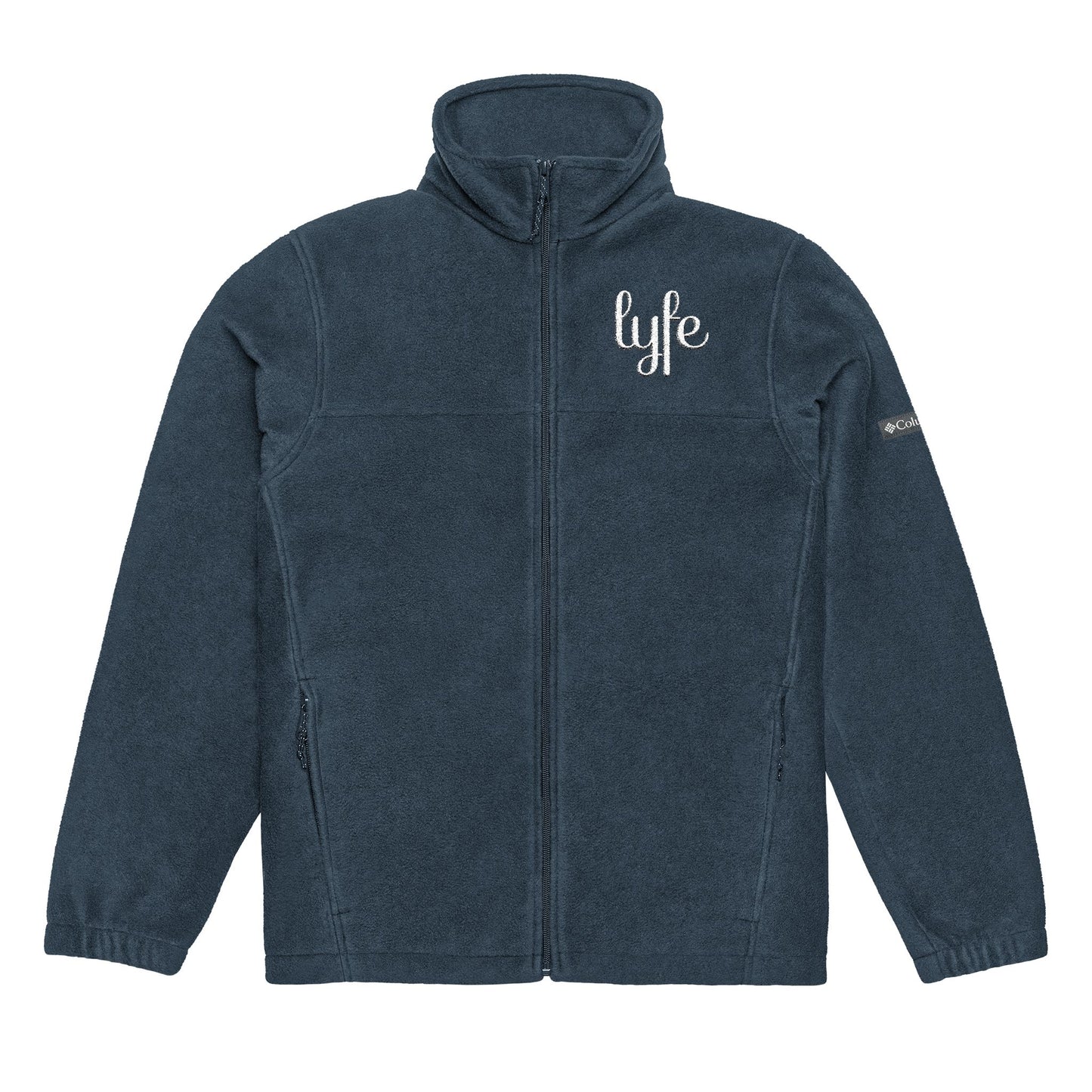 "LYFE" Embroidered Unisex Columbia Fleece Jacket