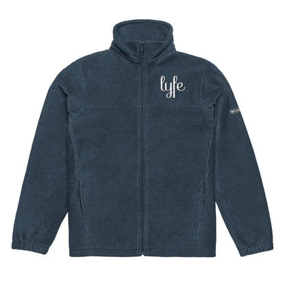 "LYFE" Embroidered Unisex Columbia Fleece Jacket