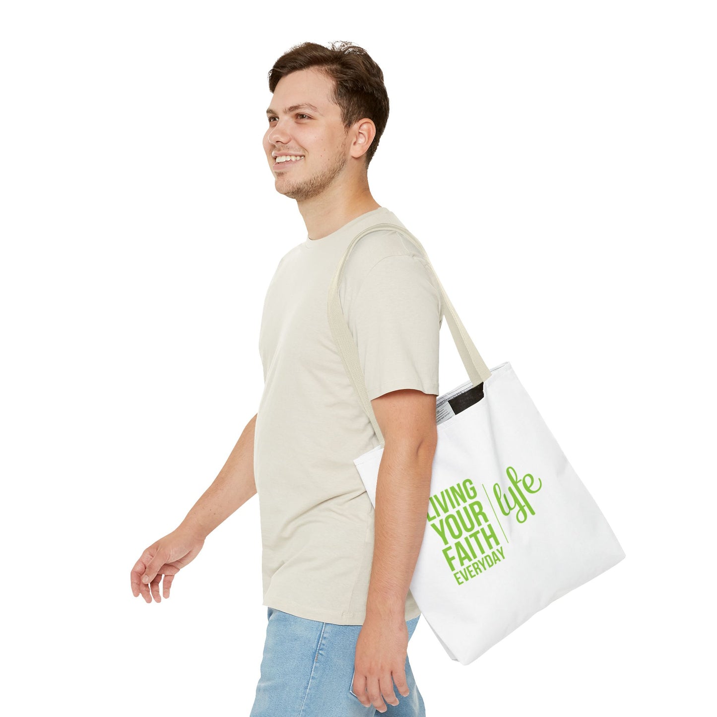 Living Your Faith Everyday | Reusable Eco-Friendly Shopper Tote