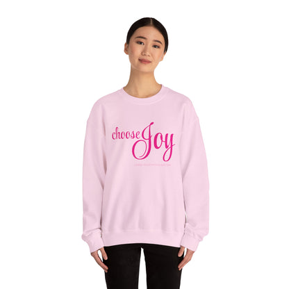 "Choose Joy" Unisex Crewneck Sweatshirt - Inspirational Everyday Wear